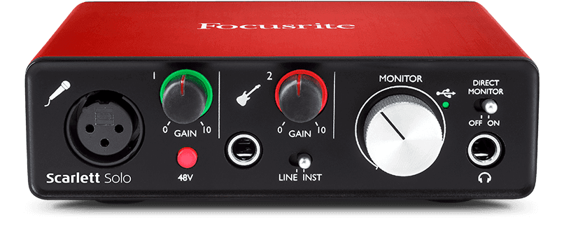 Focusrite SCARLETT-SOLO-3RD-GEN USB Audio Interface – Backstage Music